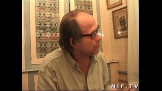 Fransk blonde babe fucked og sperm sprutet på hennes bryster