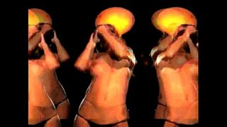 Dawns glin gyda cherddoriaeth - seicedelig modd