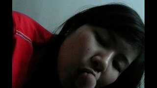 Azijos mėgėjų apskretėlė blowjob grojimas