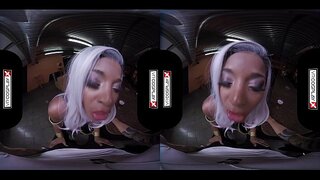 VR Cosplay X Jasmine Webb Pussy Gwefusau Lapio o Amgylch Eich Dick