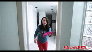 SisLovesMeHD - Mawr Titw Naturiol Cam Chwaer yn Chwarae o Gwmpas POV