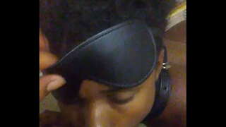 Ebenholz teen in bondage saugen bf dick