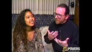 Óga donn vixen cum a spréitear tar éis bang