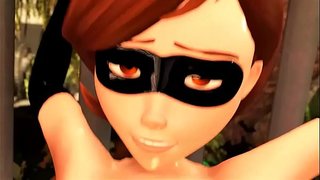 Helen parr de tarte à la crème de la scène